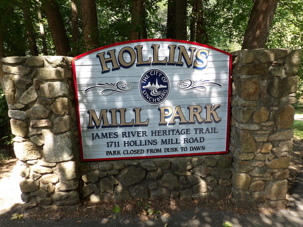 Hollins Mill Park Signage