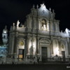 Catania Cathedral at night