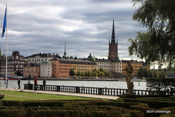 View from Stockholm City Hall's park