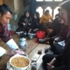 Bhutan Thimphu Buddhist House Blessing serving food