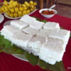 Kiribath – rice prepared with coconut milk, New Years, Heritage Hotel, Polonnaruwa