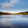 Blue view - Cod Beck reservoir.