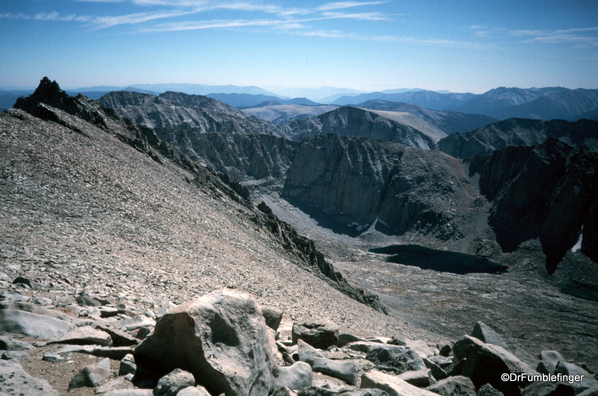 Mt. Whitney hike 09-1994 (44) Mt. Whitney descent