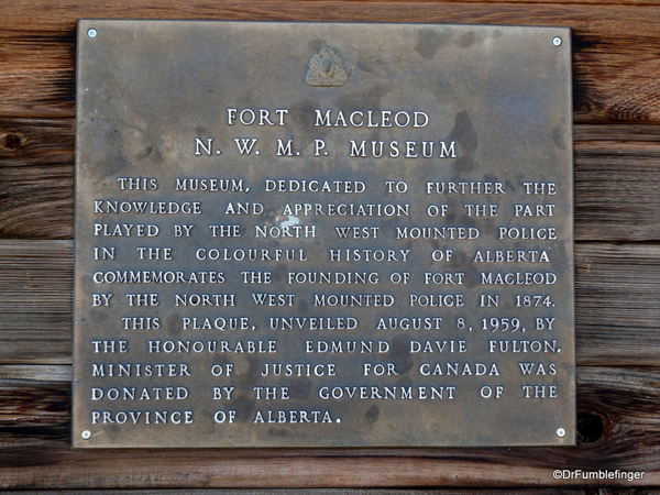03 NWMP Museum, Fort MacLeod