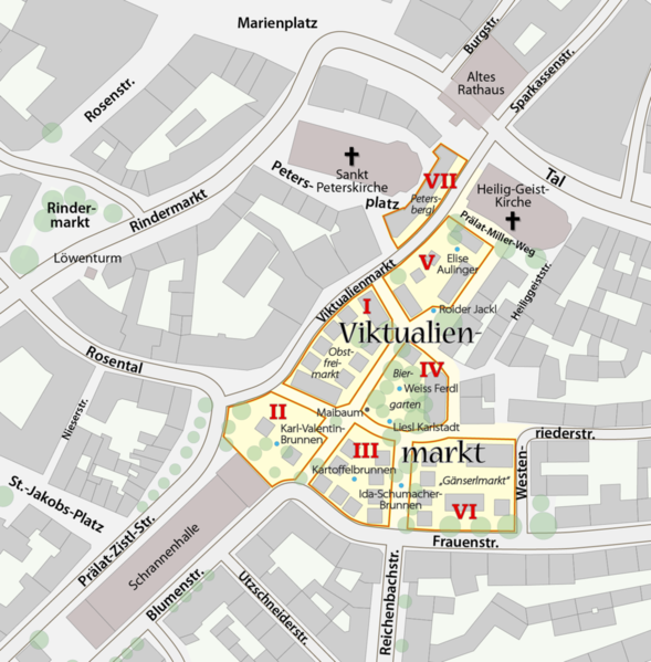 Viktualienmarkt Map