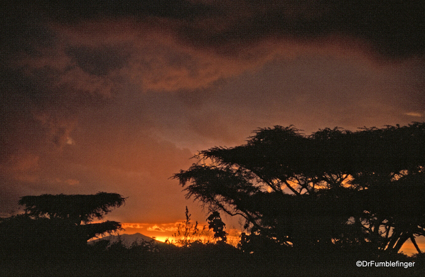 Ngorongoro Crater sunset
