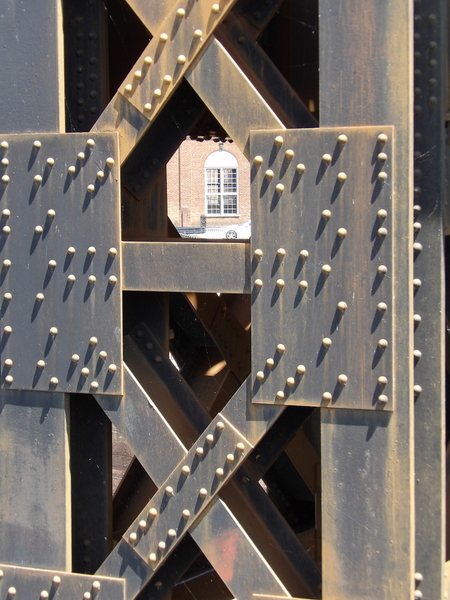 Tredegar Window Thru Railroad Bridge Trestle