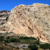 03 Dinosaur National Monument.  Car Tour (28) Green River as it leaves Split Mountain Canyon