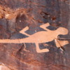 03 Dinosaur National Monument.  Car Tour (80) Indian Rock-art  site Cub Creek