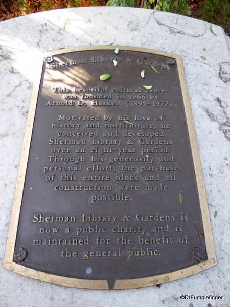 50 Sherman Library and Gardens