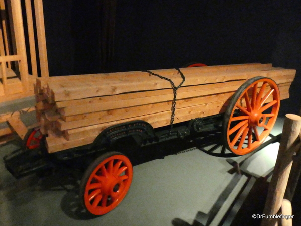 01 Remington Carriage Museum, Cardston (31) Heavy duty lumber wagon 1904