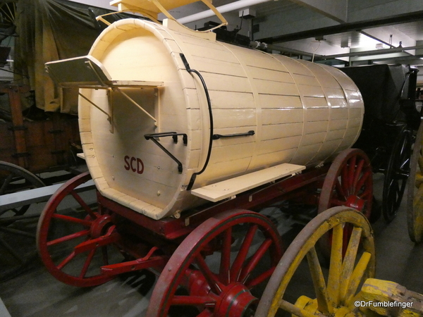 01 Remington Carriage Museum, Cardston (149) Sprinkler Wagon