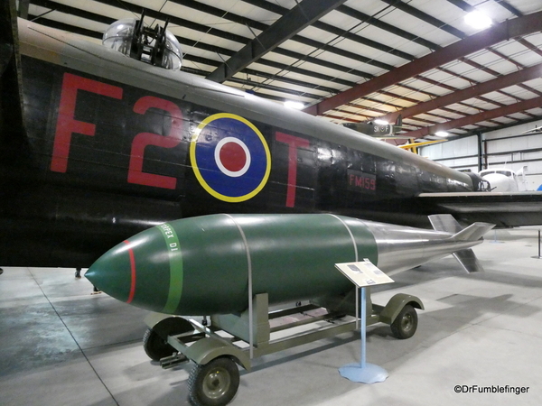 20 Bomber Command Museum, Nanton. Lancaster FM-159. Tallboy boy (12000 lb)