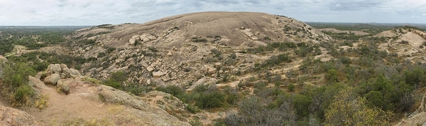 1280px-Enchanted_Rock_Panorama_2012. Courtesy Jujutacular and Wikipedia
