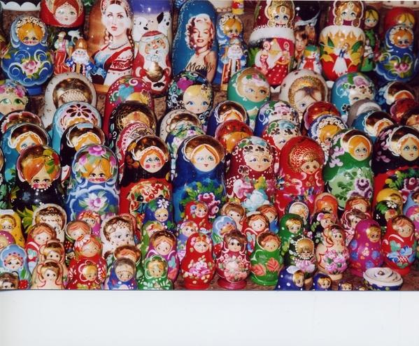 Russian Doll Stand in Budapest