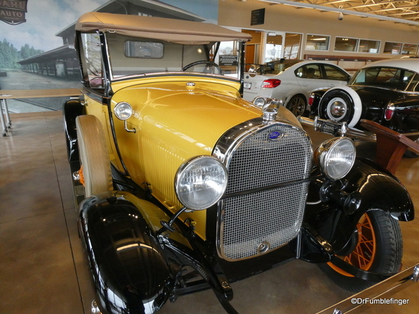 1929 Ford Model A Roadster. Dahl Auto Museum, LaCrosse WI (1)