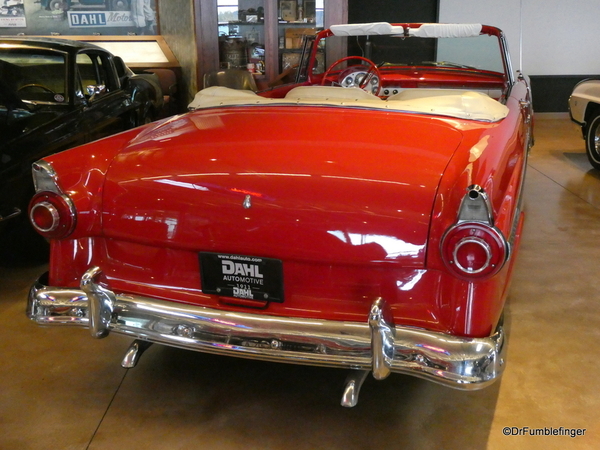 1956 Ford Fairlane Sunliner Coupe. Dahl Auto Museum, LaCrosse WI (2)