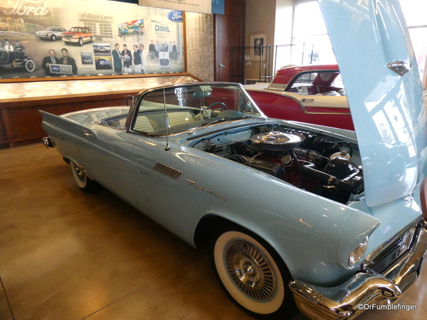 1957 Ford Thunderbird. Dahl Auto Museum, LaCrosse WI (1)