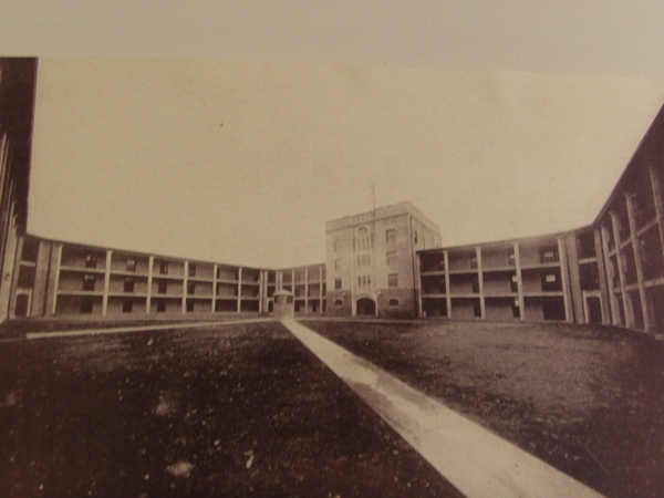 Big Barracks Courtyard Vintage Photo