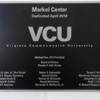 Markel Center Plaque VCU