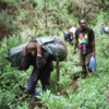 Spare Tanzania photos 03-1999 (22).  Mt. Kilimanjaro Jungle Porters