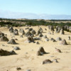 05-Western Australia 9-1997.  123 Nambung National Park.  The Pinnacles in the a.m.