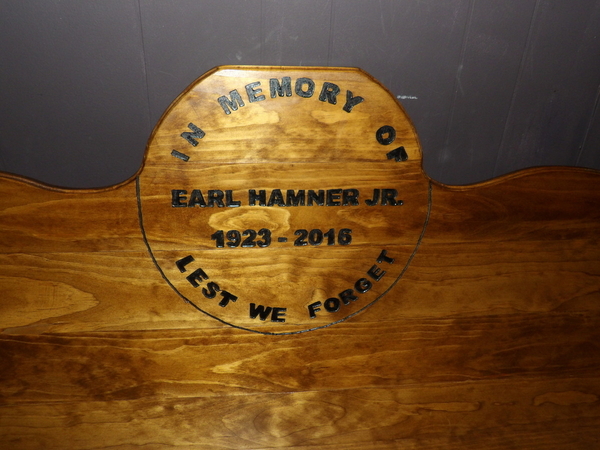 Hamner Memorial Bench