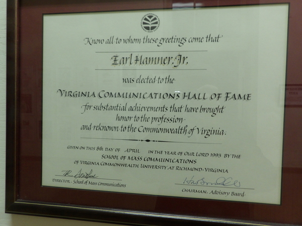 VA Comms Hall of Fame 1993