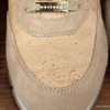 details of a cork shoe