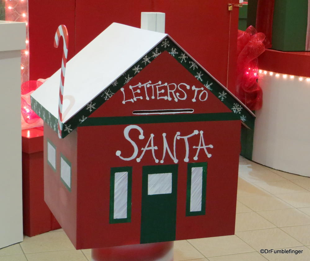 Just over 2 weeks to Christmas.  Be sure you get your letters mailed to Santa