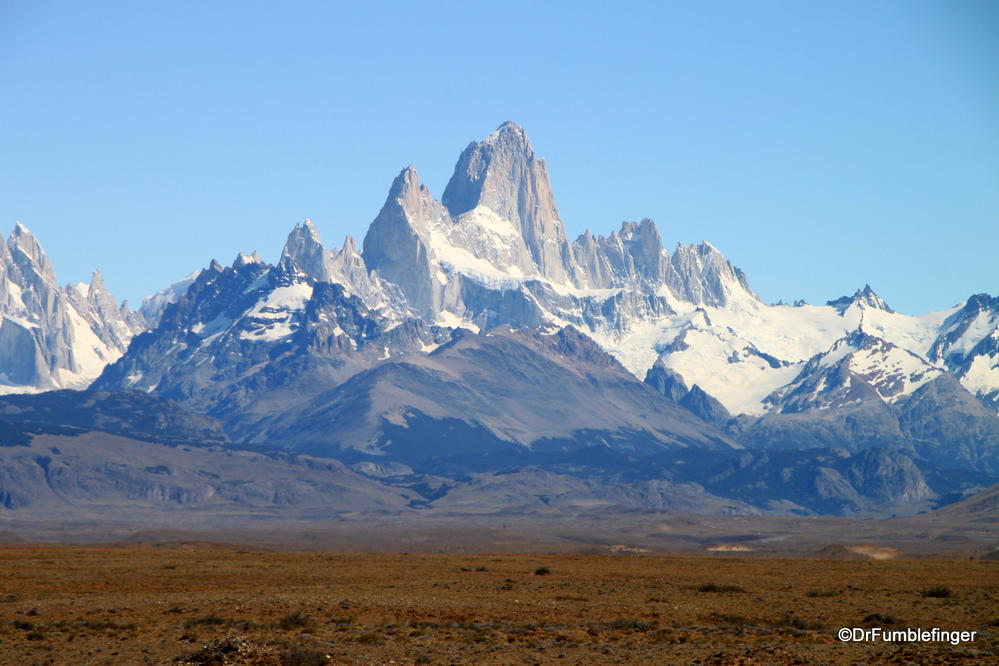 Fitzroy Massif, El Chalten, Argentina.  One of the most dramatic granite peaks in the world