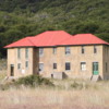 Old building in Wulaia Cove, Chile.  Now a museum