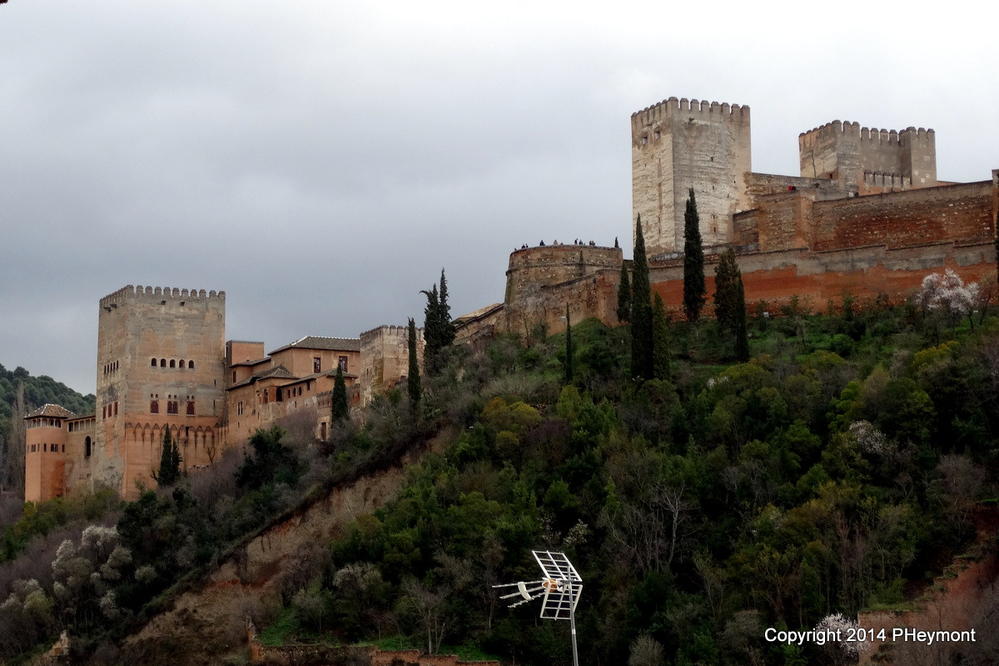 Alhambra, seen from Albaicin