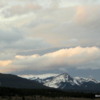 Sunset over Crowsnest Mountain, Crowsnest Pass, Alberta