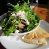 Rocky Mountain Flatbread co. Fig and Goat cheese salad