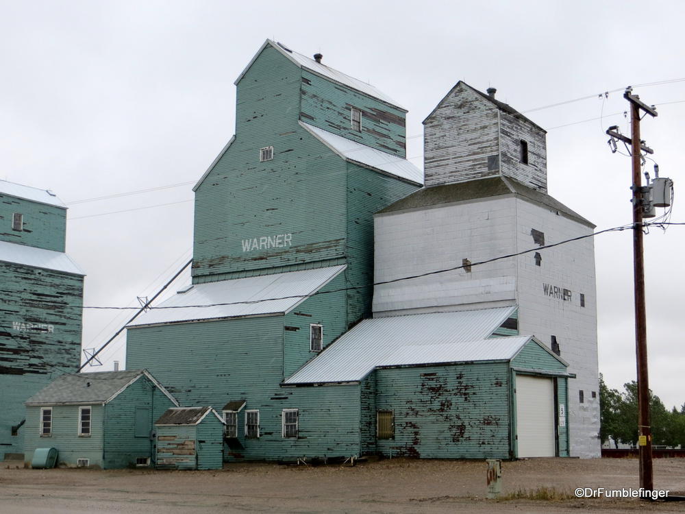 Grain elevators, Warner, Alberta