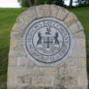 Lower Fort Garry National Historic Site, Manitoba, Canada.  The historic Hudson's Bay Company seal