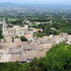 Bonnieux, France, in the Luberon. View from above town