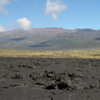 Mauna Kea's summit, viewed from Saddle Road, Big Island of Hawaii