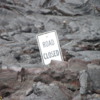 "Road closed", Chain of Craters Road, Volcanoes National Park, Big Island of Hawaii