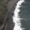 The black sand beach of Waipio Valley, Big Island of Hawaii
