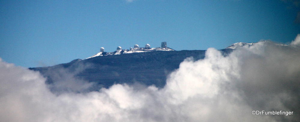 The astronomy observatories on Mauna Kea, Big Island of Hawaii