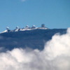 The astronomy observatories on Mauna Kea, Big Island of Hawaii
