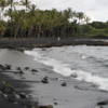 Punalu'u Black Sand Beach, Big Island of Hawaii