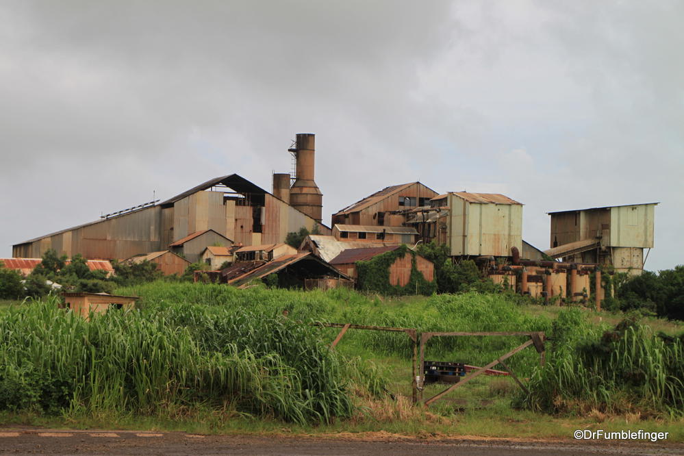 Long closed, the ruins of an old sugar mill, Po'ipu, Kauai