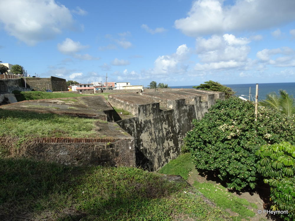 Along the old city walls, Old San Juan