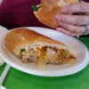 Pernil sandwich in Ponce Market