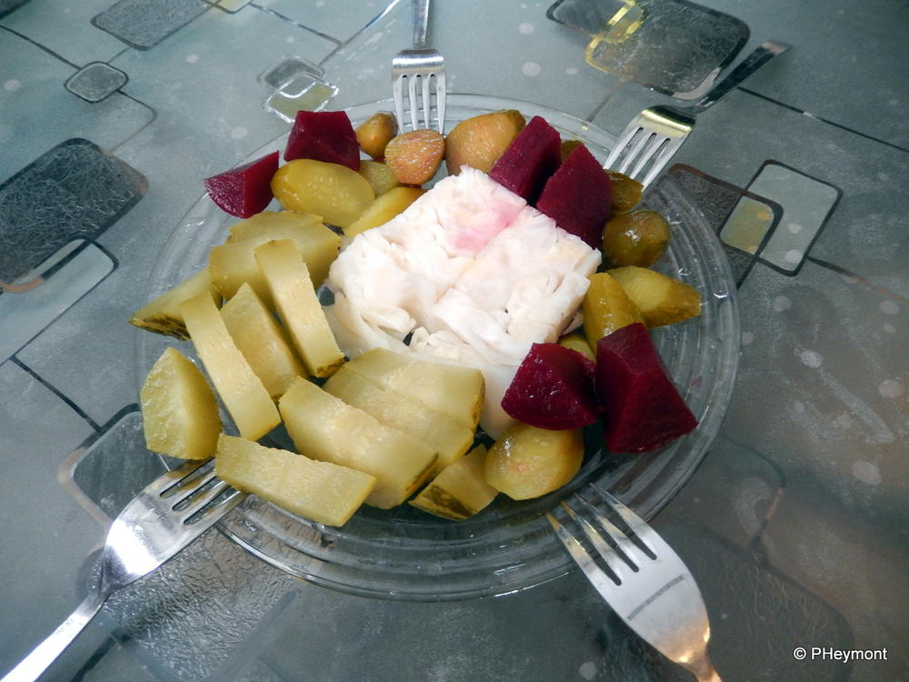 A plate of pickles, Istanbul