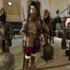 The Palace Armoury, Valleta, Malta, has an extensive collection of armor and weapons