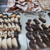 Delicious fresh cookies in Ragusa Ibla, Sicily